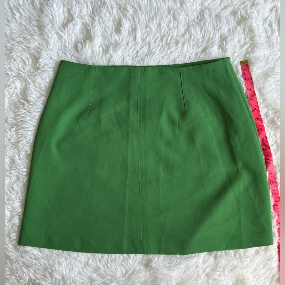 Dynamite - Green KAILA A-Line Mini Skirt - size Large